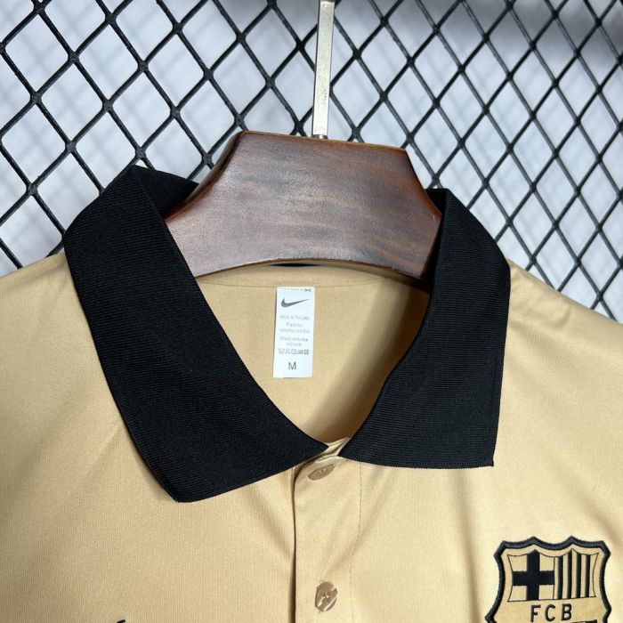24-25 Barcelona jersey Yellow POLO Shirt