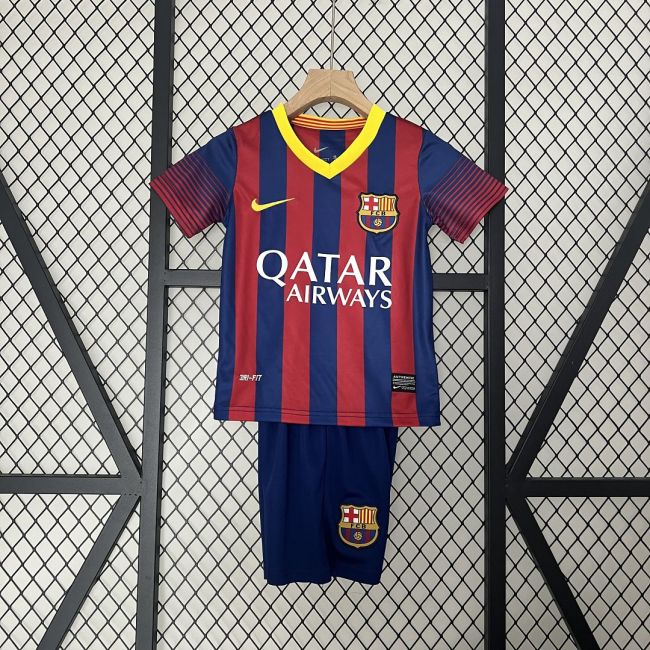 Barcelona jersey 2013/14 Home Retro Kids Kits