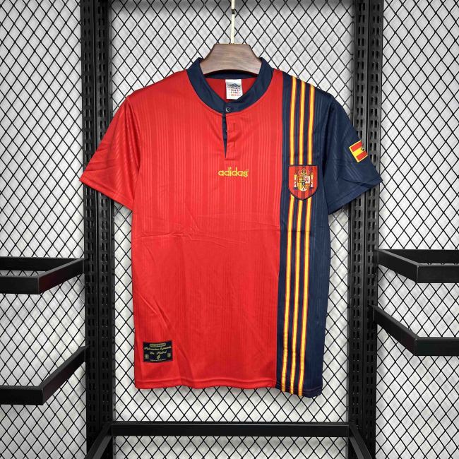 1996 Spain Home Retro jersey