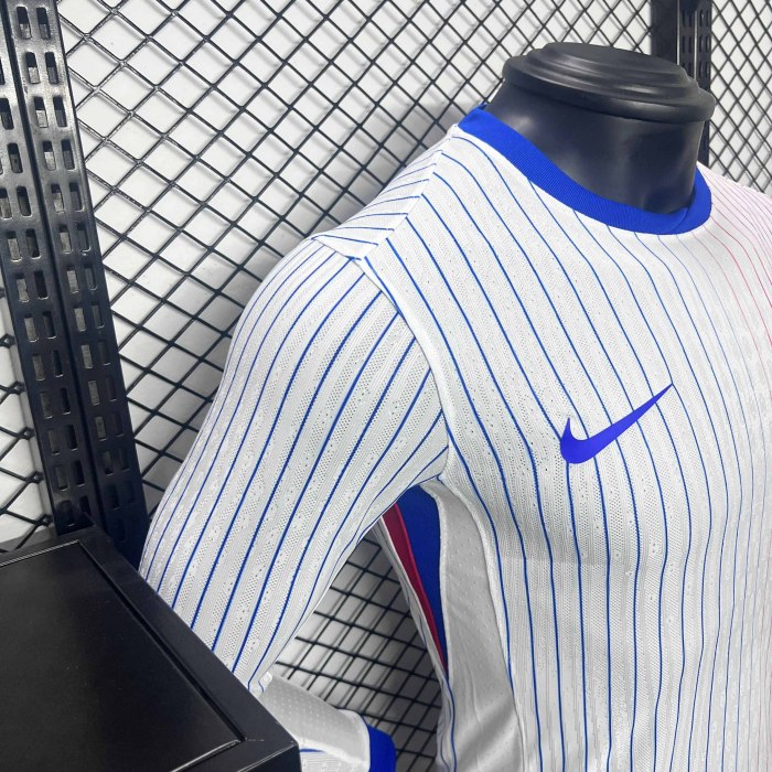 2024 France Away Long Sleeve Kit Player Version French football