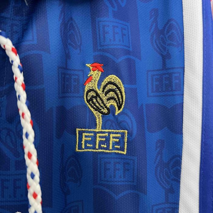 1996 France Home Retro Kit French football