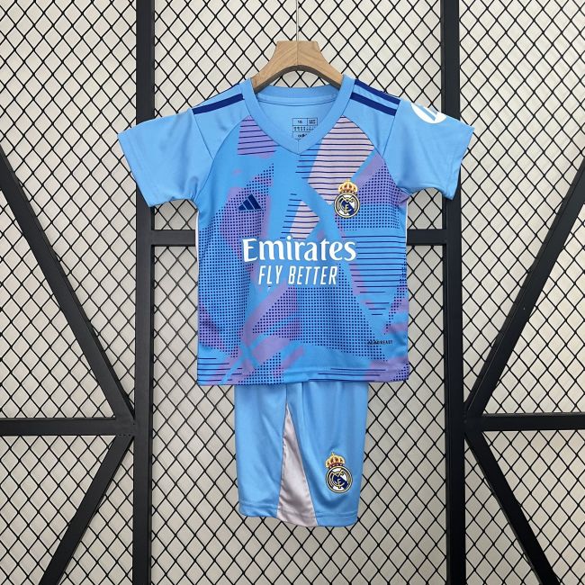 Real Madrid Goalkeeper jersey Kids Kits 2024-25