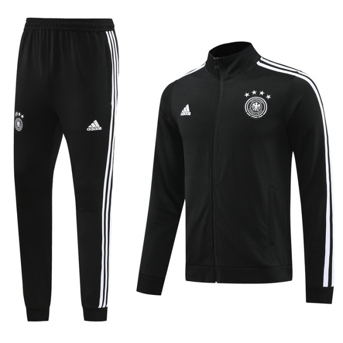 2024 Germany Long Sleeve Training Suits Black Jacket