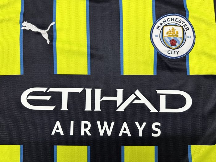 24-25 Manchester City Away Kit Jersey