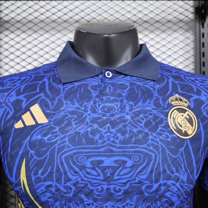 24-25 Real Madrid Dragon Special Edition Kit Blue Player Version