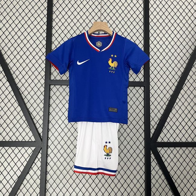 France Home Kid Kits 2024 French football