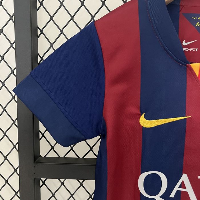 Barcelona Jersey 2014/15 Home Retro Kids Kits Neymar/Messi