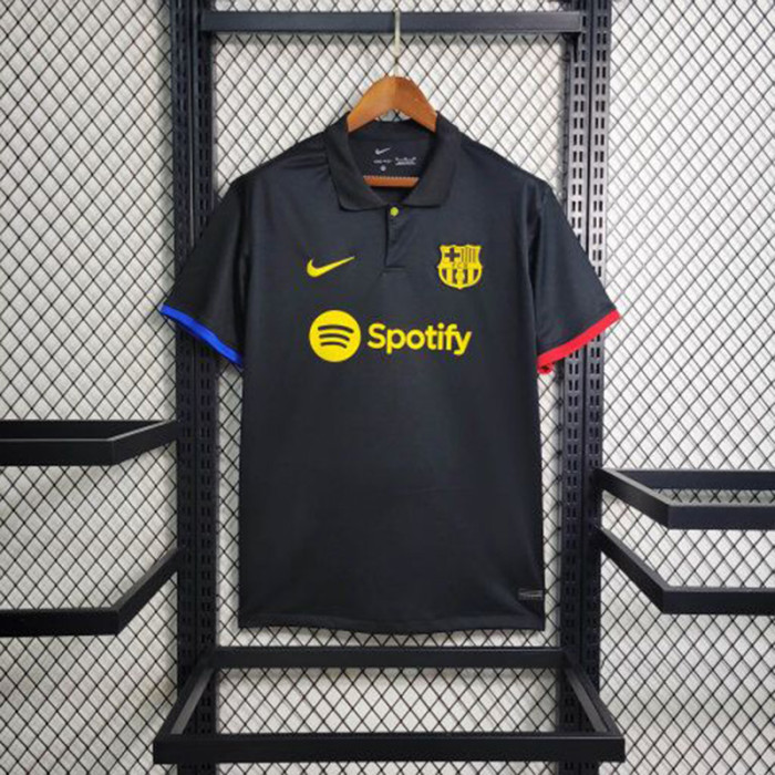 Barcelona jersey black polo shirt