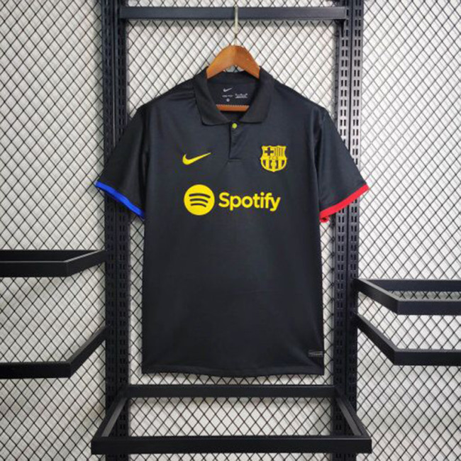 Barcelona jersey black polo shirt
