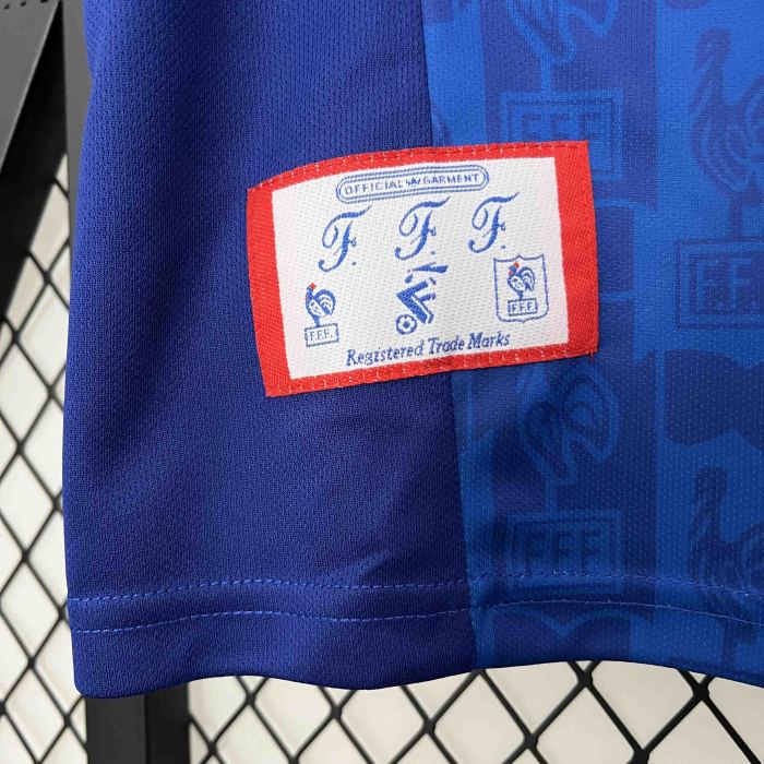1996 France Home Retro Kit French football
