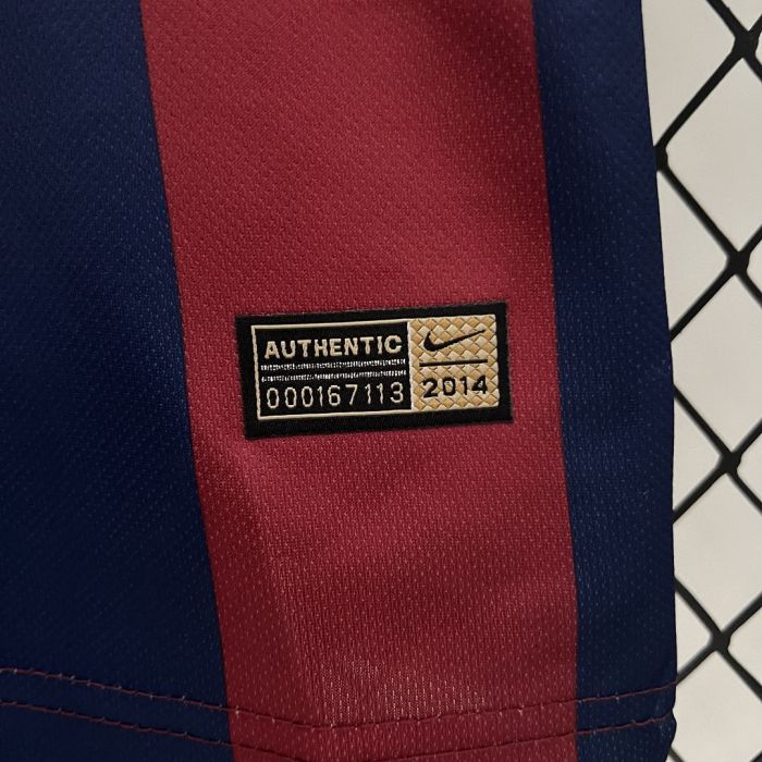 Barcelona Jersey 2014/15 Home Retro Kids Kits Neymar/Messi