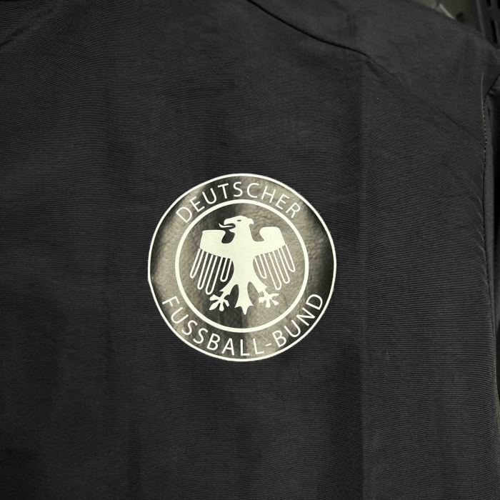 2024 Germany Originals Track Black Windbreaker Jacket