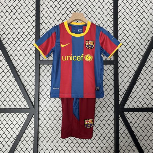10-11 Barcelona Home Retro Kids Kit