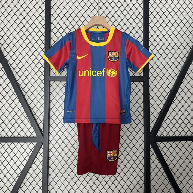 10-11 Barcelona Home Retro Kids Kit