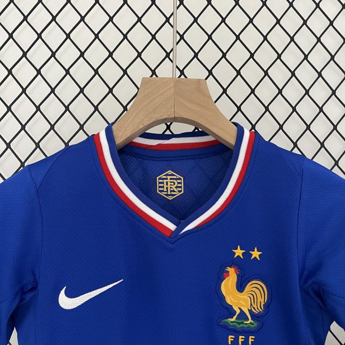 France Home Kid Kits 2024 French football