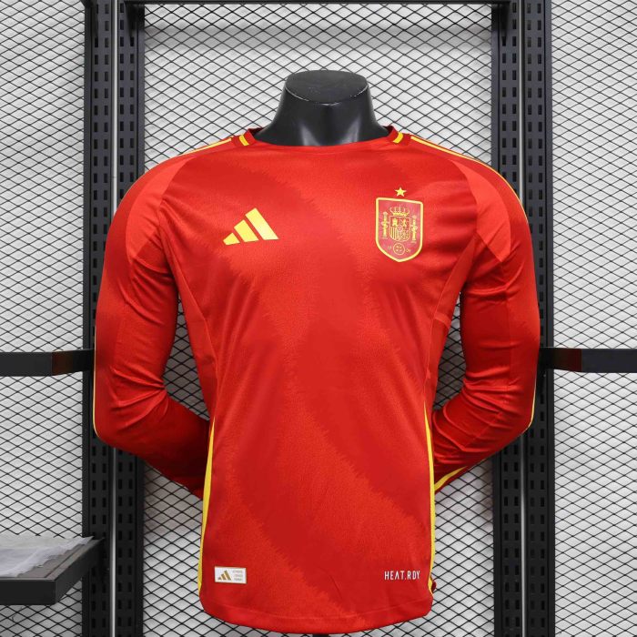 2024 Spain spanien Home Long Sleeve Kit Player Version