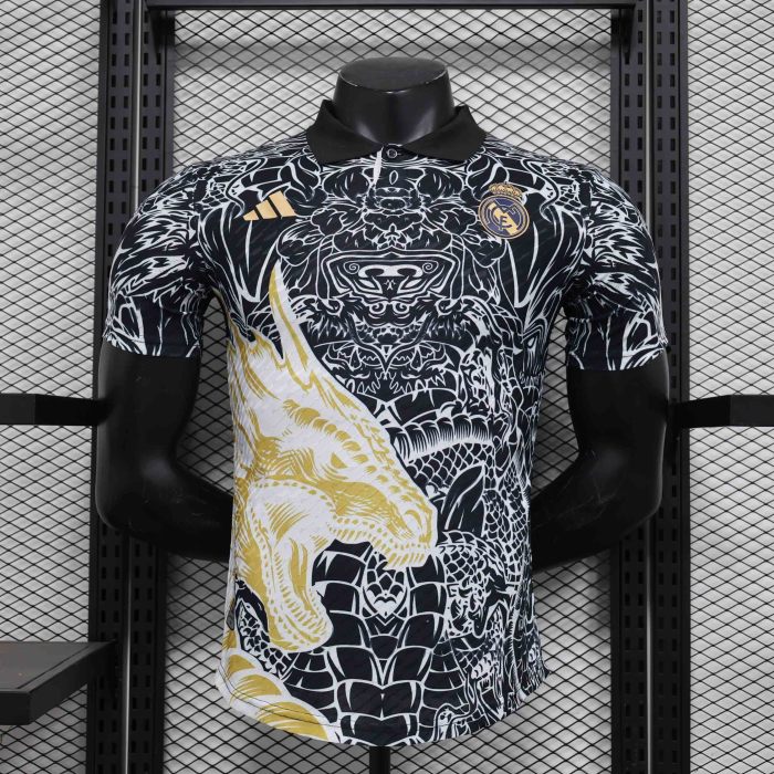 24-25 Real Madrid Black Dragon Special Edition Kit Player Version