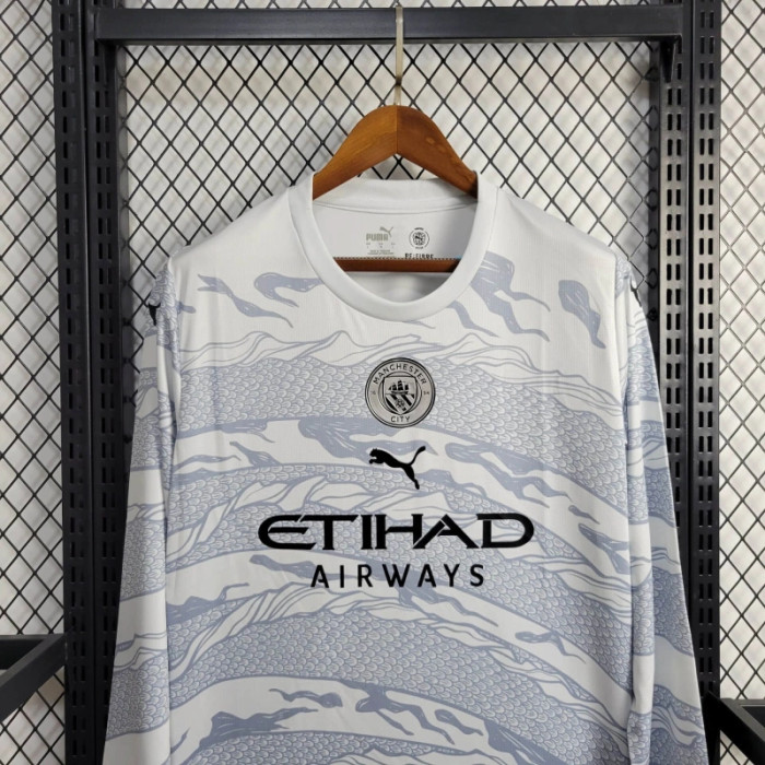24-25 Manchester City The Year of Dragon Kit Long Sleeve Shirt