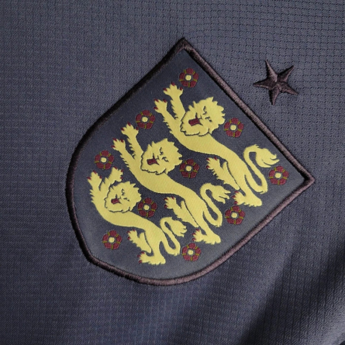 2024 England Away Long Sleeve Kit UEFA Euro
