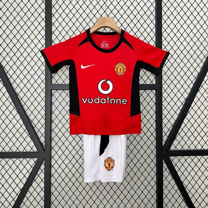 02-04 Manchester United Home Retro Kid Kits