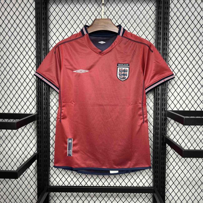 2002 England Away Retro Kit