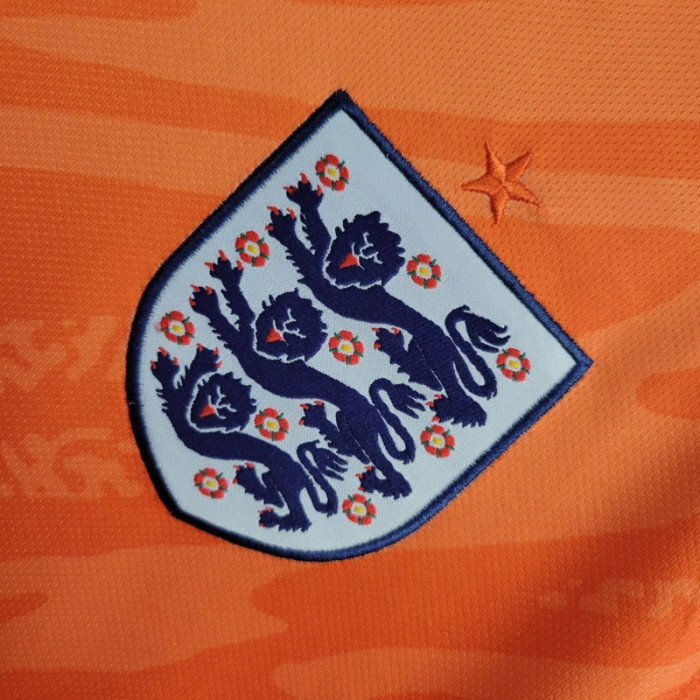 2024 England Goalkeeper jersey Orange UEFA Euro