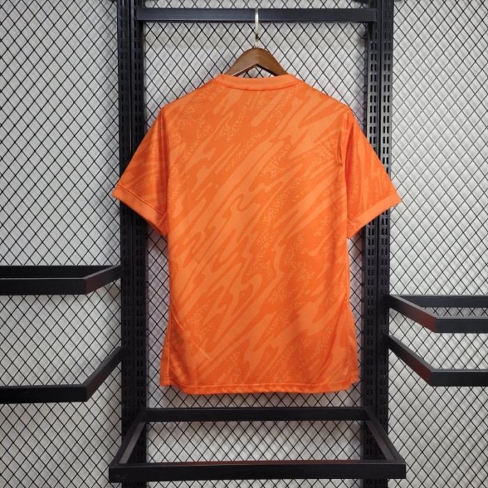 2024 England Goalkeeper jersey Orange UEFA Euro