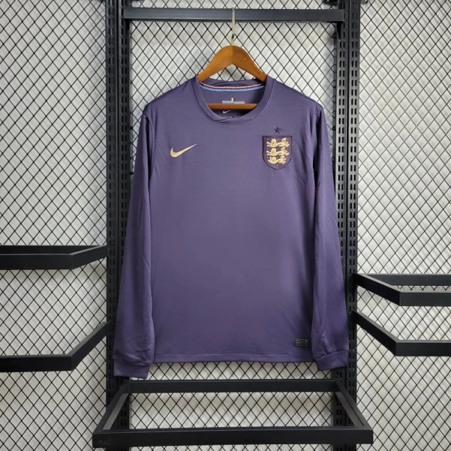 2024 England Away Long Sleeve Kit UEFA Euro