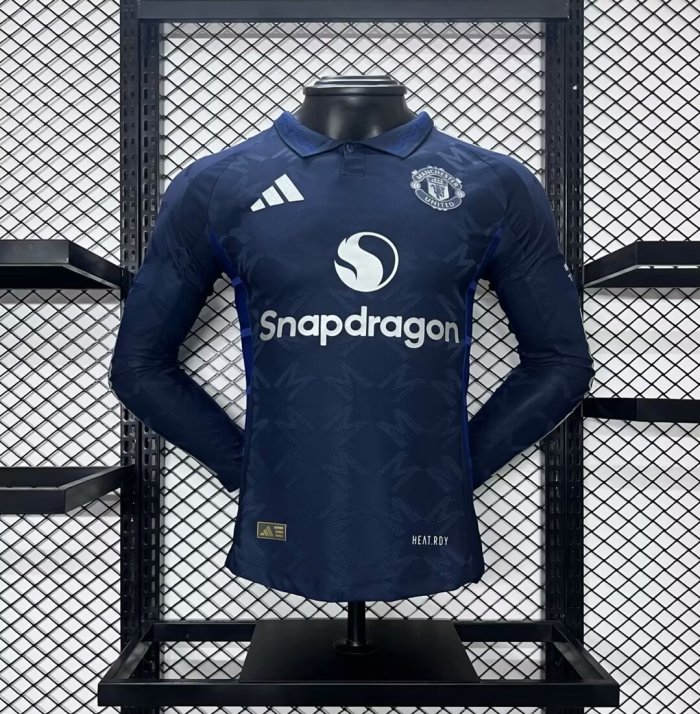 24-25 Manchester United Away Long Sleeve Player Version