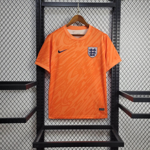 2024 England Goalkeeper jersey Orange UEFA Euro