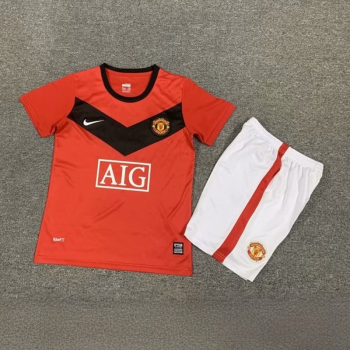 09-10 Manchester United Home Retro Kid Kits