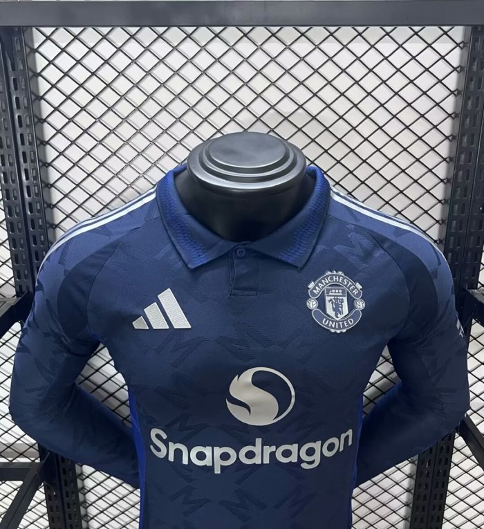 24-25 Manchester United Away Long Sleeve Player Version