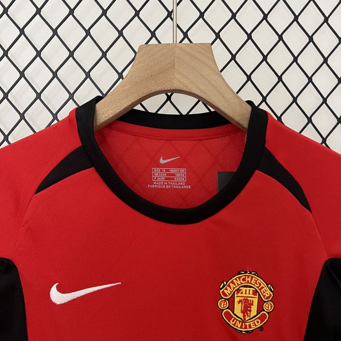 02-04 Manchester United Home Retro Kid Kits