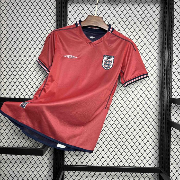 2002 England Away Retro Kit