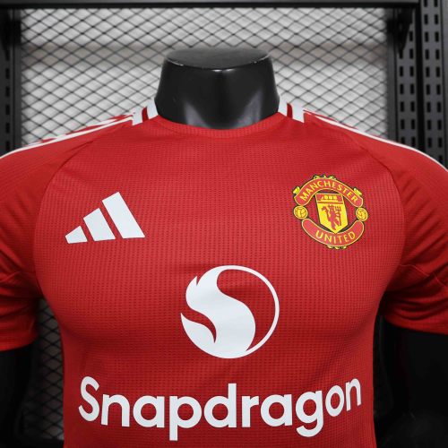 24-25 Manchester United Home Kit Player Version
