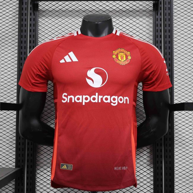 24-25 Manchester United Home Kit Player Version