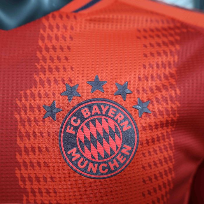 24-25 Bayern Munich Home Long Sleeve Kit Player Version