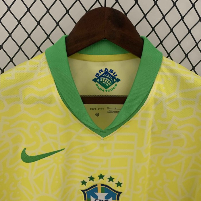 Brasil Brazil Jersey 2024 Copa America Home Shirt