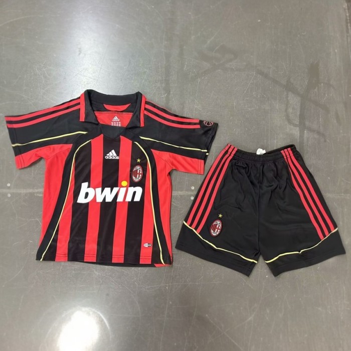 06-07 AC Milan Retro Home Kids Kits