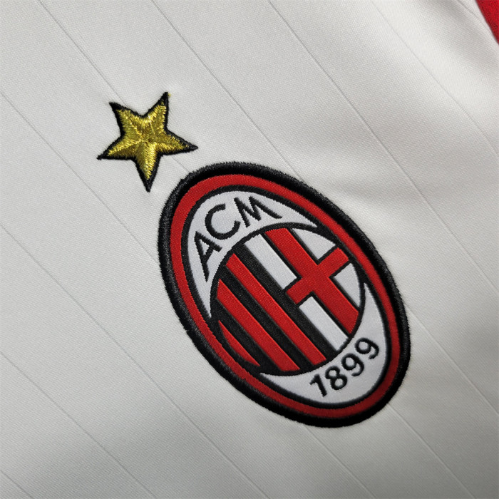 06-07 AC Milan away long sleeve kit