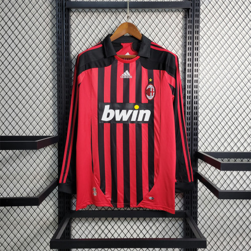 07-08 AC Milan home long sleeve kit