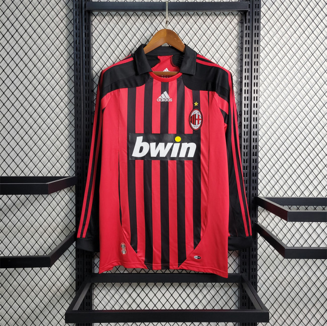 07-08 AC Milan home long sleeve kit