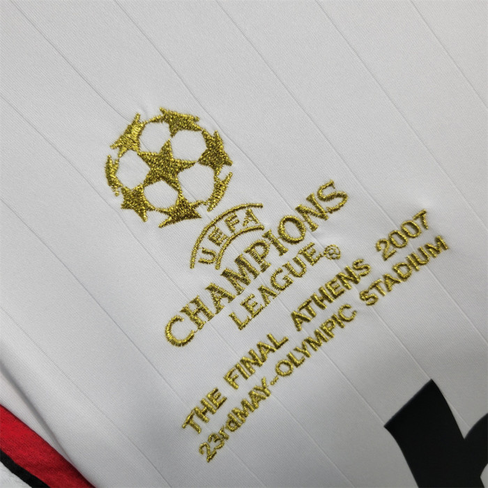 06-07 AC Milan away long sleeve kit
