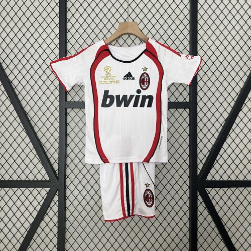 07-08 AC Milan Retro Kid UCL Final Version Kits