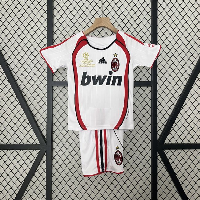 07-08 AC Milan Retro Kid UCL Final Version Kits