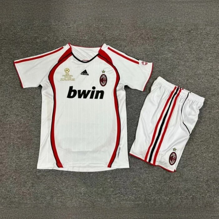 07-08 AC Milan Retro Kid UCL Final Version Kits