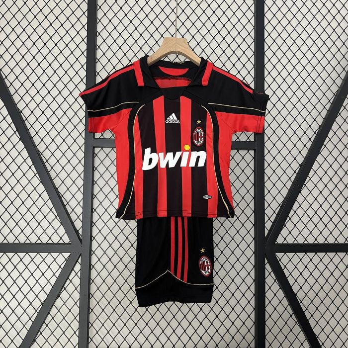 06-07 AC Milan Retro Home Kids Kits