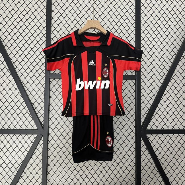 06-07 AC Milan Retro Home Kids Kits