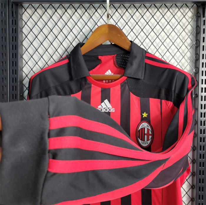 07-08 AC Milan home long sleeve kit