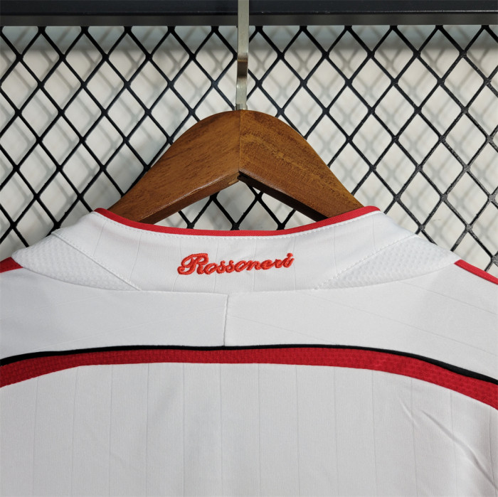 06-07 AC Milan away long sleeve kit